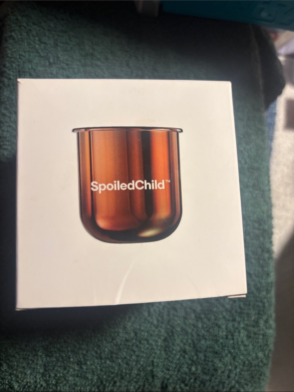 Spoiled Amber Glass Votive Holder - Amber Brown